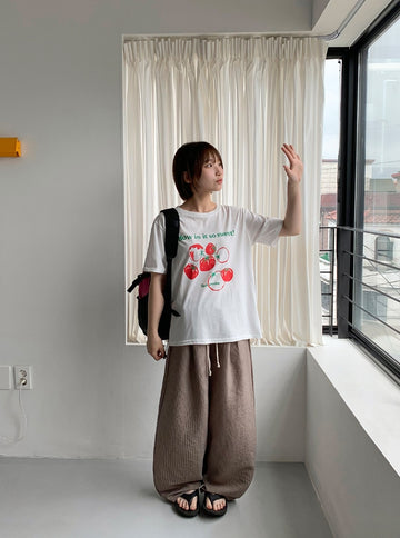 Vashons Tomato Print Short Sleeve Tee